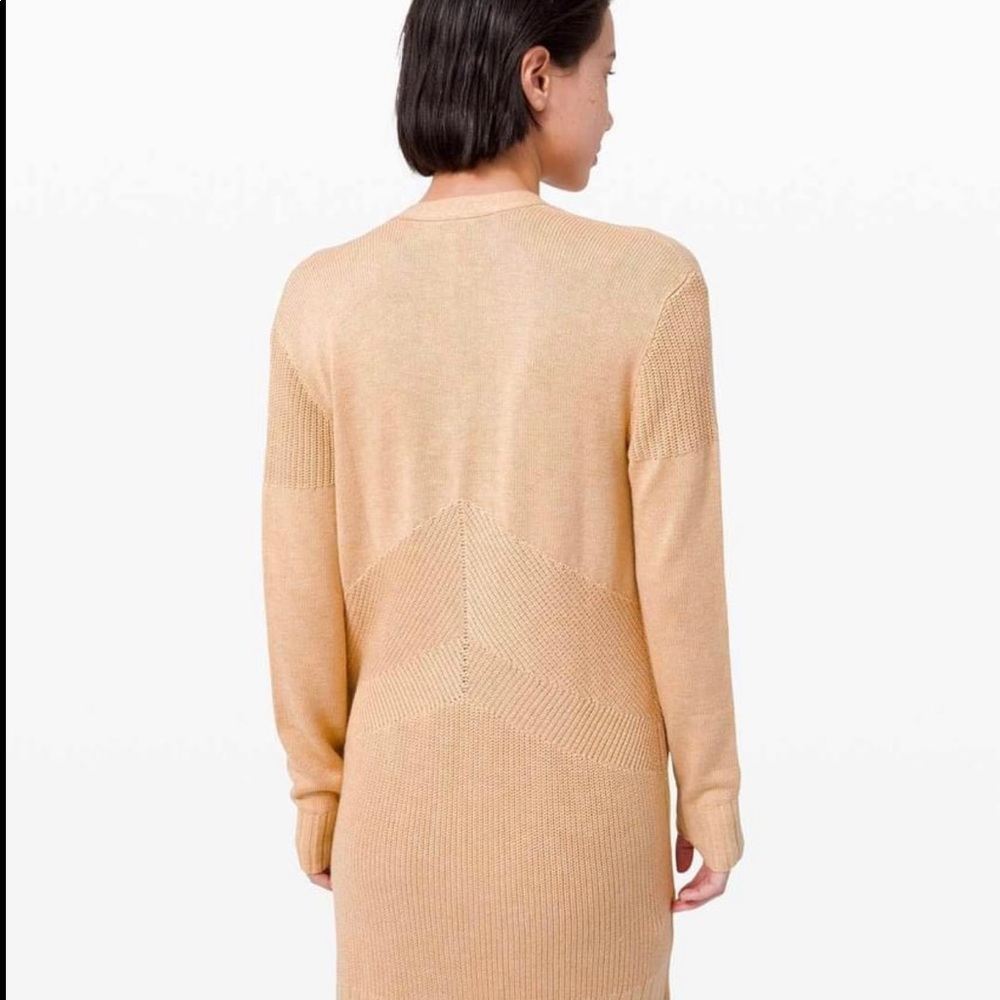 Lululemon sincerely yours wrap sweater cardigan size small cashmere - Picture 3 of 8